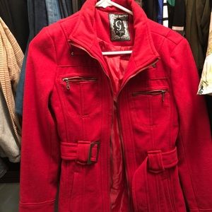 G by guess red jacket